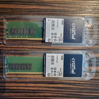 RAM Crucial 2X16GB DDR4 3200MHz