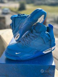 Nike air jorda 4 blue nike “bike “ taglia 39 a 45