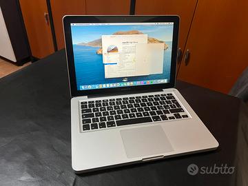 MacBook Pro 13 pollici SSD 256gb HDD 1 tb