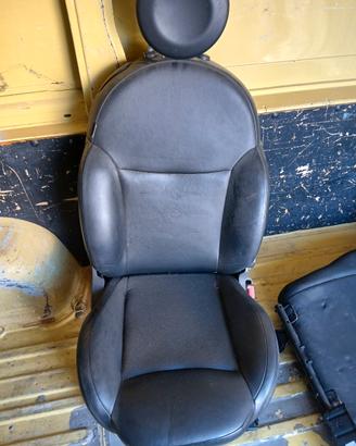sedili pelle frau fiat 500
