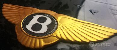 Logo Bentley Continental GT color oro 10/11 piume!