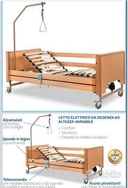 Letto ospedaliero elettrico