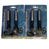 Set 2 coppie (4) frecce LED 12 V universali moto