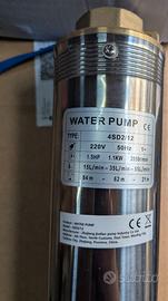 Pompa acqua sommersa pozzo 84m 1,1kW 1,5CV 4000l/h