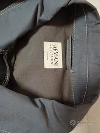 Armani giacca  sportiva uomo, blu, in cotone, tg50