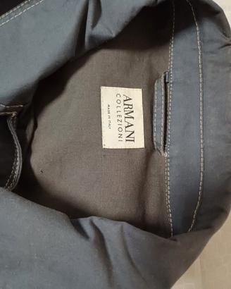 Armani giacca  sportiva uomo, blu, in cotone, tg50