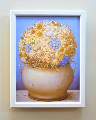 Quadro Fiori di Botero con cornice