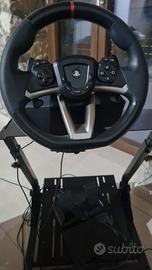 Volante e postazione sony per plaistation