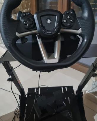 Volante e postazione sony per plaistation