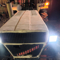 Trattore lamborghini più trincia