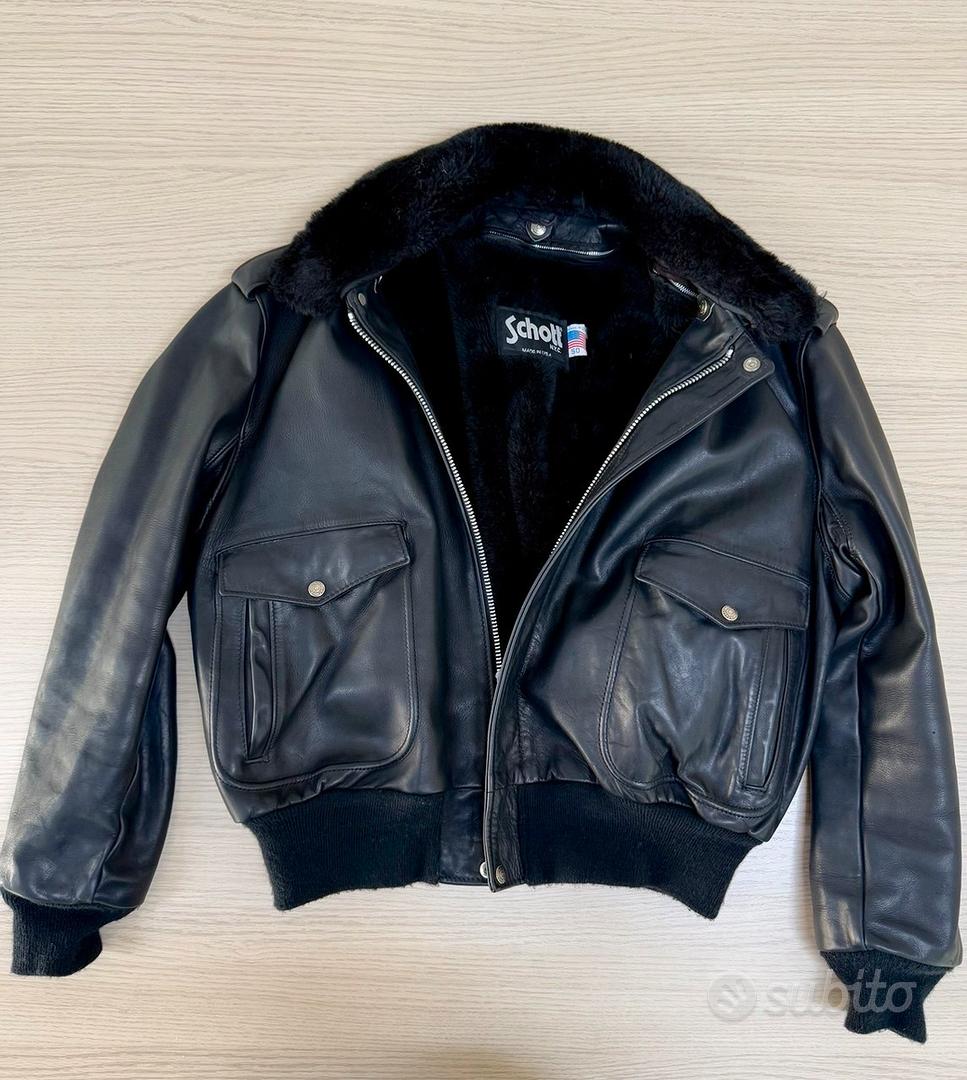 Schott giubbotto vera pelle Abbigliamento e Accessori In vendita a Milano