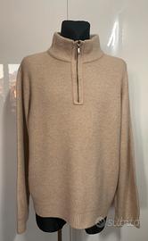 Maglione beige uomo lana XL