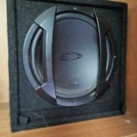 2 subwoofer nero e grigio 