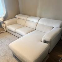 Divano Poltronesofa 3 posti con con chaise lounge