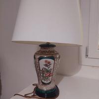 Coppia di lampade cinesi in ceramica craquelé