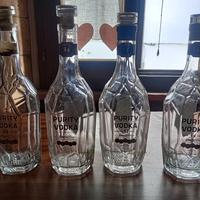 4 bottiglie purity vodka 