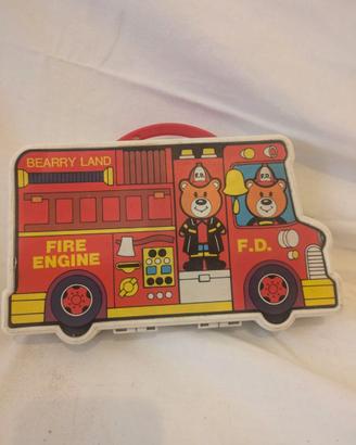 Giocattolo Barry Land Fire engine Vintage 1986