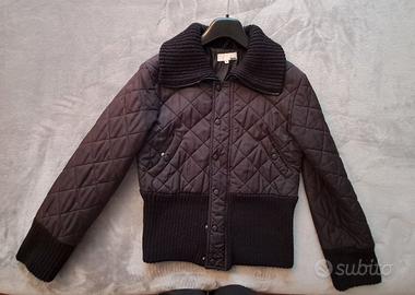 Giubbino vintage  trapuntato nero donna