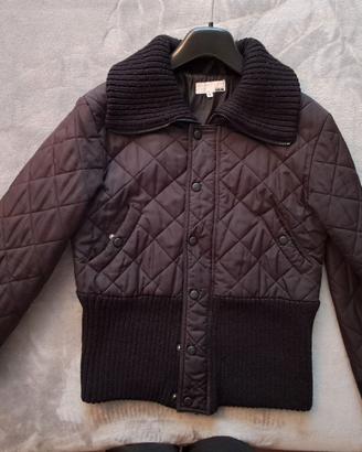 Giubbino vintage  trapuntato nero donna