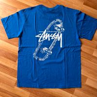 Stussy Skateboard T-Shirt Maglietta Blu Uomo