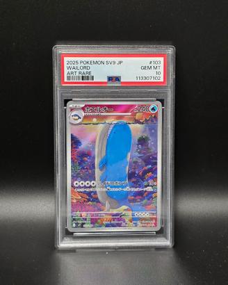 Pokémon PSA 10 Gem Mint – Wailord #103 Art Rare SV
