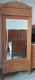 Camera da letto in puro legno massello 