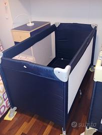 lettino da viaggio con materasso