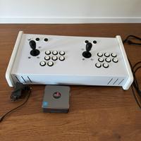 Arcade stick plancia e minipc retrogame 1 tb