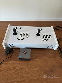 Arcade stick plancia e minipc retrogame 1 tb