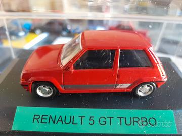 Renault 5 Gt Turbo Modellino Scala 1/43