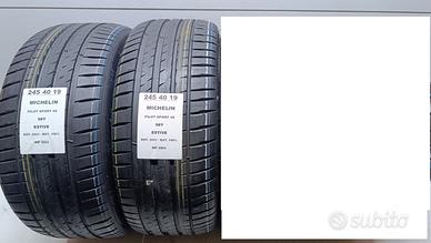 2 GOMME 245 40 19 MICHELIN NUOVE RIF3503