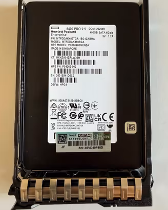 Hard Disk Server  HP 480Gb Sata SSD