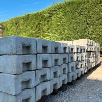 Piedino in cemento  per recinzione mobile