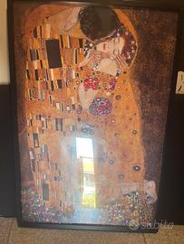 Stampa il bacio di Klimt con cornice