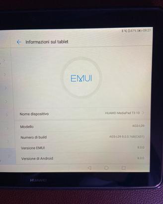 tablet huawei mediapad  T3 10