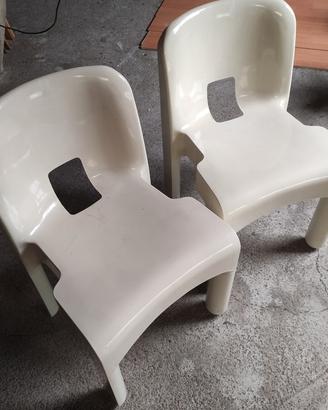 kartell 4868 Joe Colombo sedie vintage anni 70