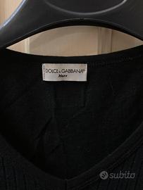 Dolce&Gabbana t-shirt senza maniche  nera