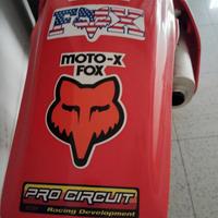 adesivi Fox moto x vintage oldschool epoca