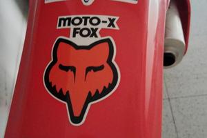 adesivi Fox moto x vintage oldschool epoca