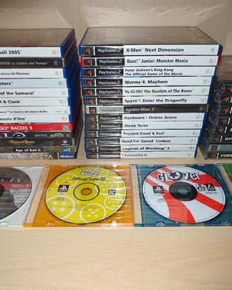 Giochi PS1, PS2 e PC