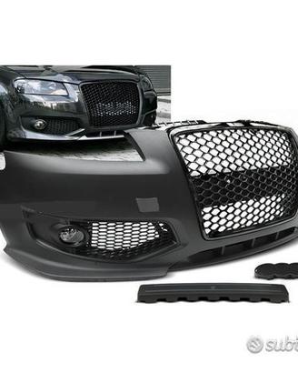 Paraurti anteriore Audi A3 8P 05-08 RS Style Black
