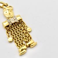 Pomellato ciondolo raro vintage oro 18 kt clown