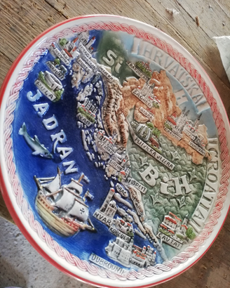 Piatto da collezione da parete Croatia