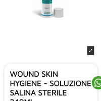 10 bottiglie di Soluzione salina sterile