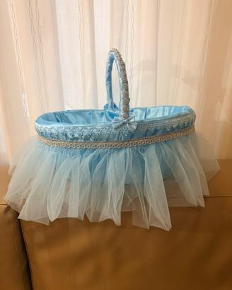 cesto decorato a mano