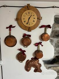 Oggetti arredamnto in rame