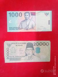Banconote Indonesia 1000/20000 Rupie 