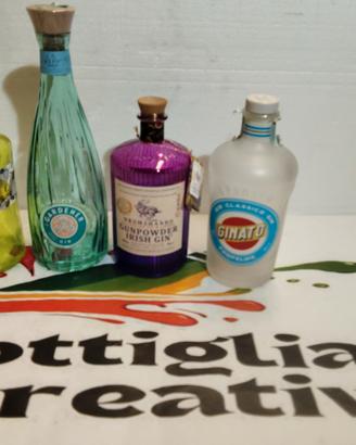 LOTTO GIN MIX 4 BOTTIGLIE VUOTE 