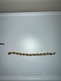 Bracciale corda argento