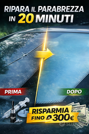 Kit riparazione parabrezza auto crepe vetro